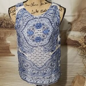 Dalia Paisley Top Size XS